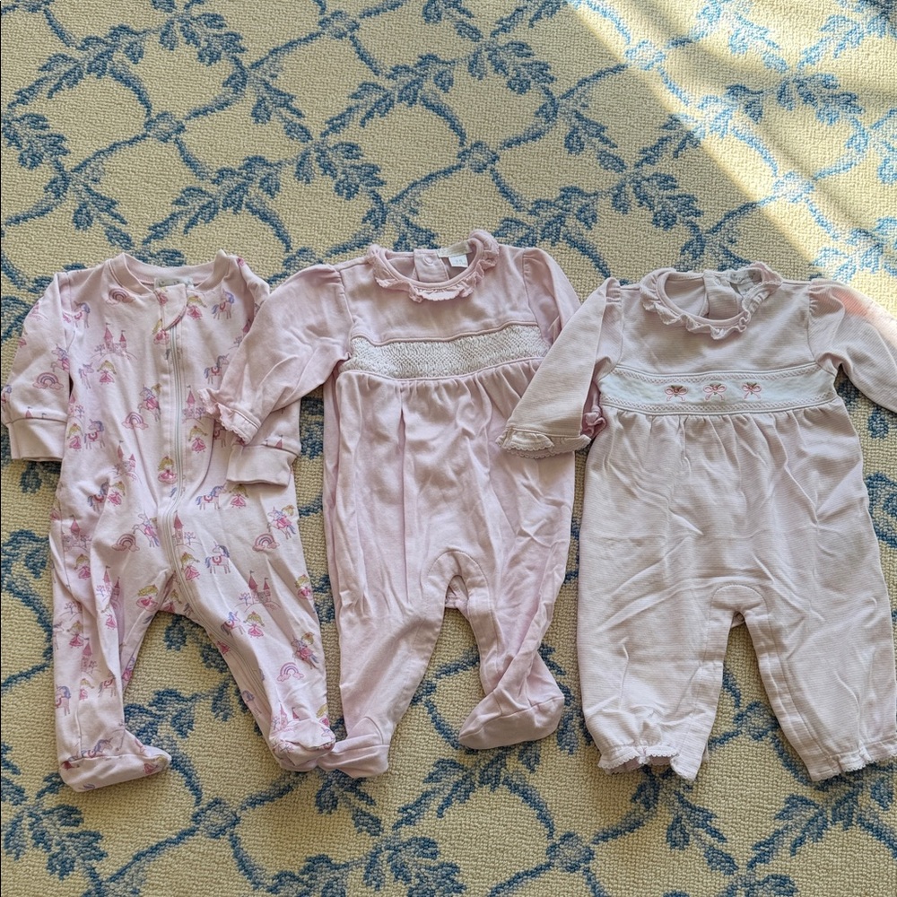 Adorable Pink Baby One Piece Set